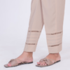 Navy Blue Kurta and Ivory White Pant Set for Women