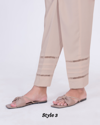 Navy Blue Kurta and Ivory White Pant Set for Women