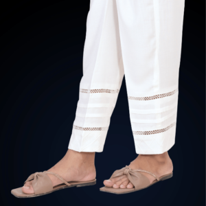 Ivory White Pants for Women