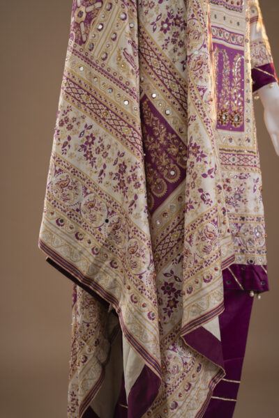 Exclusive 3-Piece Designer Silk Suit