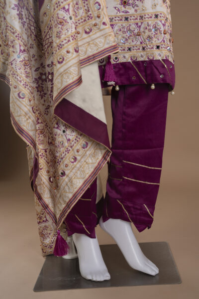 Exclusive 3-Piece Designer Silk Suit