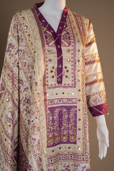 Exclusive 3-Piece Designer Silk Suit