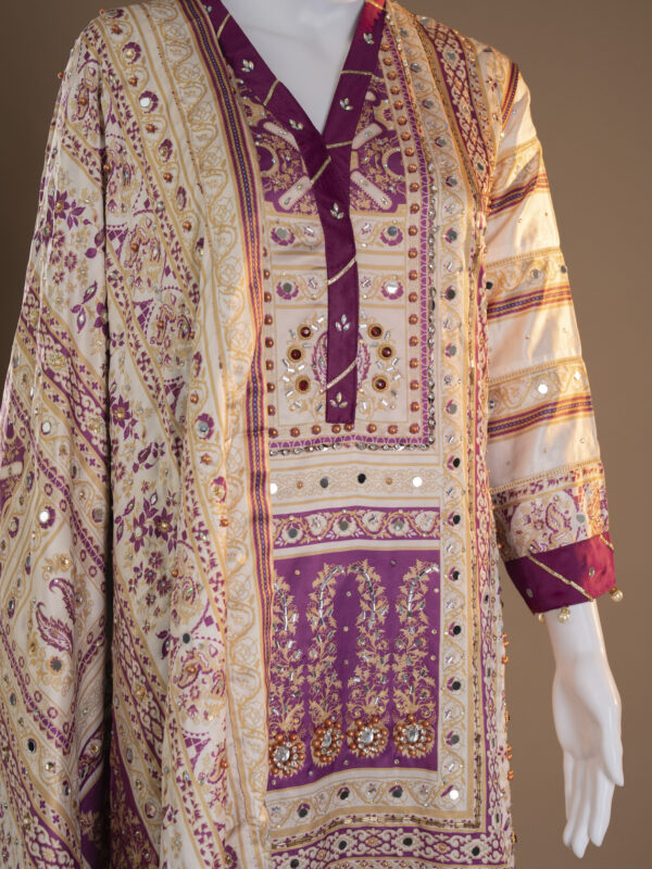 Exclusive 3-Piece Designer Silk Suit